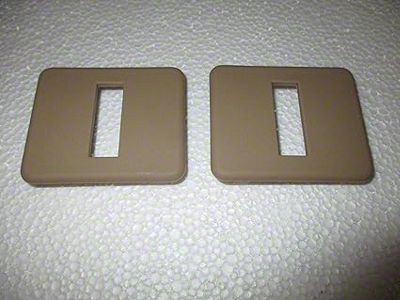 Seat Back Release Bezel; Oak (98-04 Corvette C5)