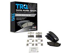 Semi-Metallic Brake Pads; Rear Pair (97-04 Corvette C5; 05-13 Corvette C6 Base)