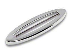 OPR Side Marker Light Louvers; Chrome (97-04 Corvette C5)