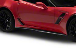 Side Skirt Rocker Panels; Carbon Fiber (14-19 Corvette C7 Grand Sport, Z06)
