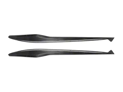 Side Skirts; Carbon Fiber (23-25 Corvette C8 Z06)