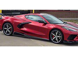 Side Skirts; Carbon Flash (20-26 Corvette C8 Stingray)