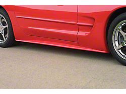 Side Skirts; Unpainted (97-04 Corvette C5 w/o Rocker Vent Kit)