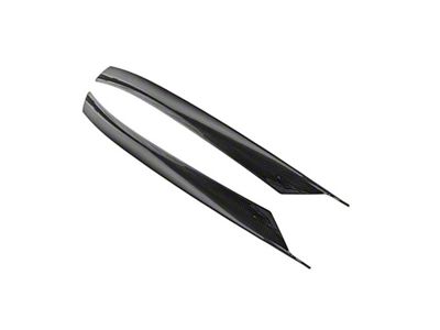 Side Window A-Pillar Vent Cover Trim; Carbon Fiber (20-25 Corvette C8)