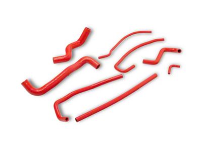 OPR Silicone Radiator Coolant Hose Kit; Red (97-04 Corvette C5)