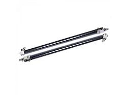 Splitter Support Rods; Gloss Carbon Fiber Vinyl (Universal; Some Adaptation May Be Required)