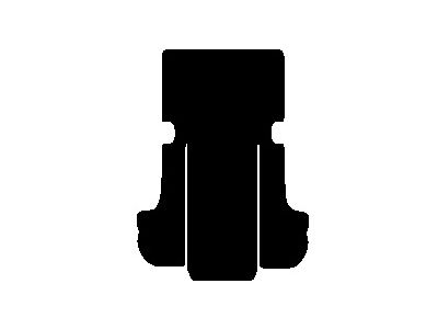 Sport Touring Cutpile Cargo Mat with Black C5 Crossflags Logo; Black (97-04 Corvette C5 Coupe)