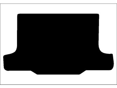 Sport Touring Cutpile Cargo Mat with C6 Crossflags Logo; Red (05-13 Corvette C6 Convertible)