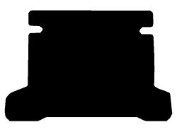 Sport Touring Cutpile Cargo Mat; Red (14-19 Corvette C7 Coupe)