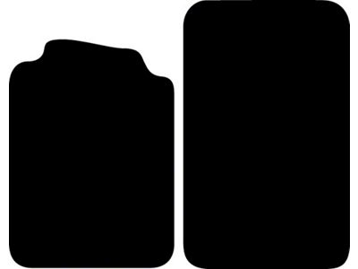 Sport Touring Cutpile Floor Mats; Black (97-04 Corvette C5)