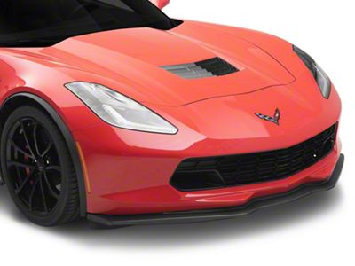 Stage 2 Central Front Splitter; Carbon Fiber (14-19 Corvette C7)