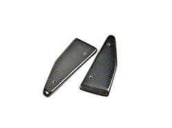 Stage 2 Front Side Extensions; Carbon Fiber (14-19 Corvette C7 w/ Stage 2 Style Front Splitter)