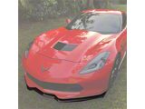 Stage 2 Front Side Extensions; Carbon Flash Metallic (14-19 Corvette C7 w/ Stage 2 Style Front Splitter)