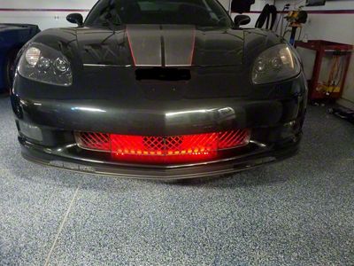 Standard Grille LED Lighting Kit; Superbright Blue (05-13 Corvette C6)