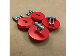 Stealth Lift Pad; Stealth Fire Engine Red (97-26 Corvette C5, C6, C7 & C8)