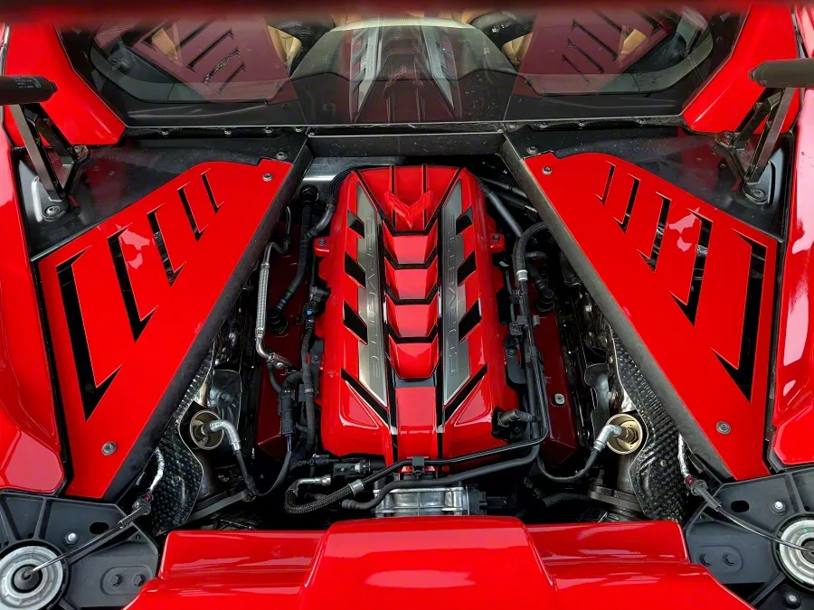 Corvette Steel Engine Bay Filler Covers with Oil Fill Area