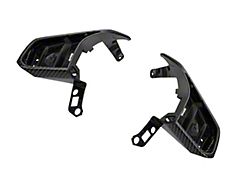 Steering Wheel Button Cover; Carbon Fiber (20-26 Corvette C8)