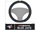 Steering Wheel Cover with Toronto Blue Jays Logo; Black (Universal; Some Adaptation May Be Required)