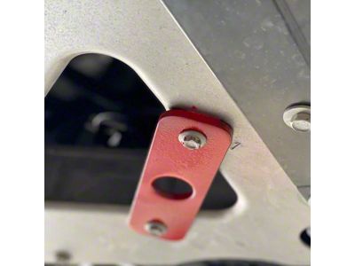Strap Points; Red (20-25 Corvette C8)