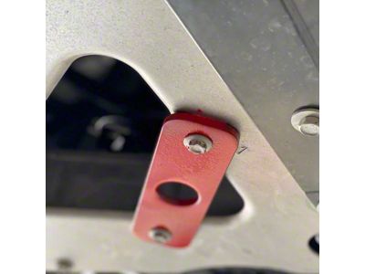 Strap Points; Red (20-24 Corvette C8)