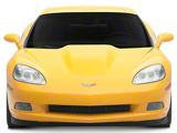 Supercharger Hood; Unpainted (05-13 Corvette C6)