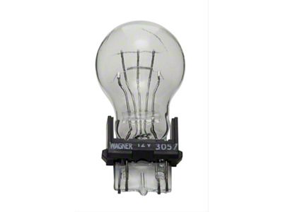 Tail Light Bulb; Clear; 3057 (97-13 Corvette C5 & C6)