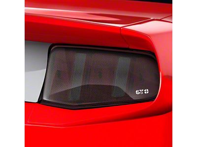 Tail Light Covers; Carbon Fiber Look (97-04 Corvette C5)