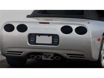 Tail Light Covers; Smoked (97-04 Corvette C5)
