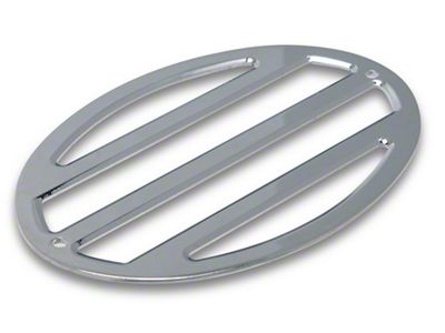 OPR Tail Light Louvers; Chrome (97-04 Corvette C5)