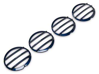 Tail Light Louvers; LeMans Blue (05-13 Corvette C6)