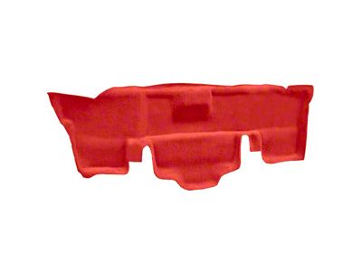 Tail Light Panel Cutpile Carpet Cover; Torch Red (01-04 Corvette C5)