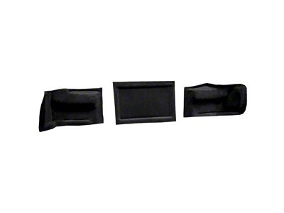 Tail Light Panel Cutpile Carpet Covers; Black (97-04 Corvette C5 Coupe)