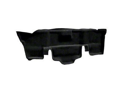 Tail Light Panel Truvette Carpet Cover; Black (01-04 Corvette C5)