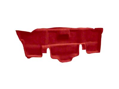 Tail Light Panel Truvette Carpet Cover; Torch Red (01-04 Corvette C5)