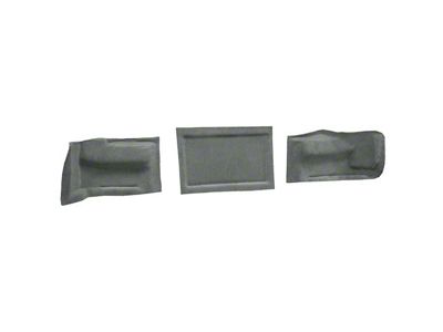 Tail Light Panel Truvette Carpet Covers; Gray (97-04 Corvette C5 Coupe)