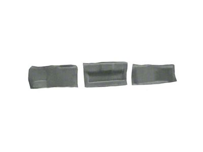Tail Light Panel Truvette Carpet Covers; Gray (98-00 Corvette C5)
