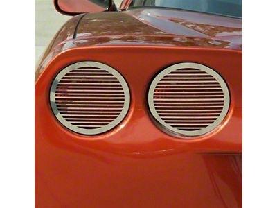 Tail Light Trim; Billet Style (05-13 Corvette C6)