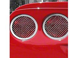 Tail Light Trim; Grille Mesh (05-13 Corvette C6)