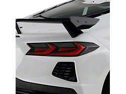 Tail Light Lens Covers; 6-Piece; Smoked (20-24 Corvette C8)