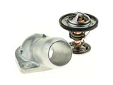 Thermostat with Housing Assembly; 187-Degree (97-04 Corvette C5)