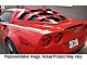 Thresher Rear Window Louvers; Torch Red II (05-13 Corvette C6 Coupe)