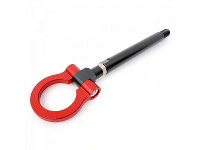 Titanium Tow Hook; Red (14-19 Corvette C7)