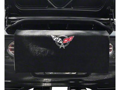 Trunk Towel Cover; Black (97-04 Corvette C5)