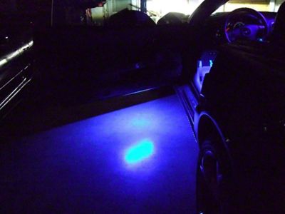 Under Door Puddle LED Lighting Kit; Blue (97-13 Corvette C5 & C6)