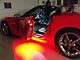Under Door Puddle LED Lighting Kit; Red (97-13 Corvette C5 & C6)
