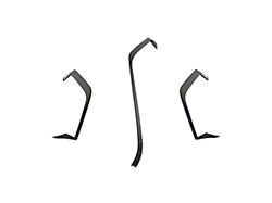 Upper Dash Pad Trim Cover Kit; Carbon Fiber (20-26 Corvette C8)