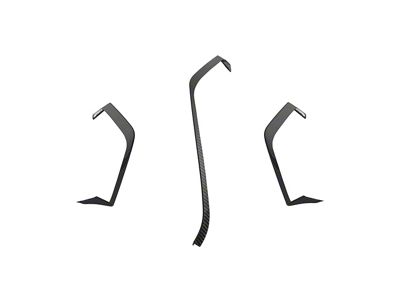 Upper Dash Pad Trim Cover Kit; Carbon Fiber (20-25 Corvette C8)