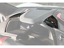 Upper Dashboard Instrument Side Panel Cover; Carbon Fiber (20-26 Corvette C8)