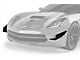 V3R Front Bumper Canards; Carbon Flash Metallic Vinyl (14-19 Corvette C7)