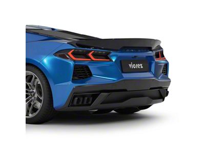 V3R Style Rear Spoiler; Gloss Black (20-25 Corvette C8)